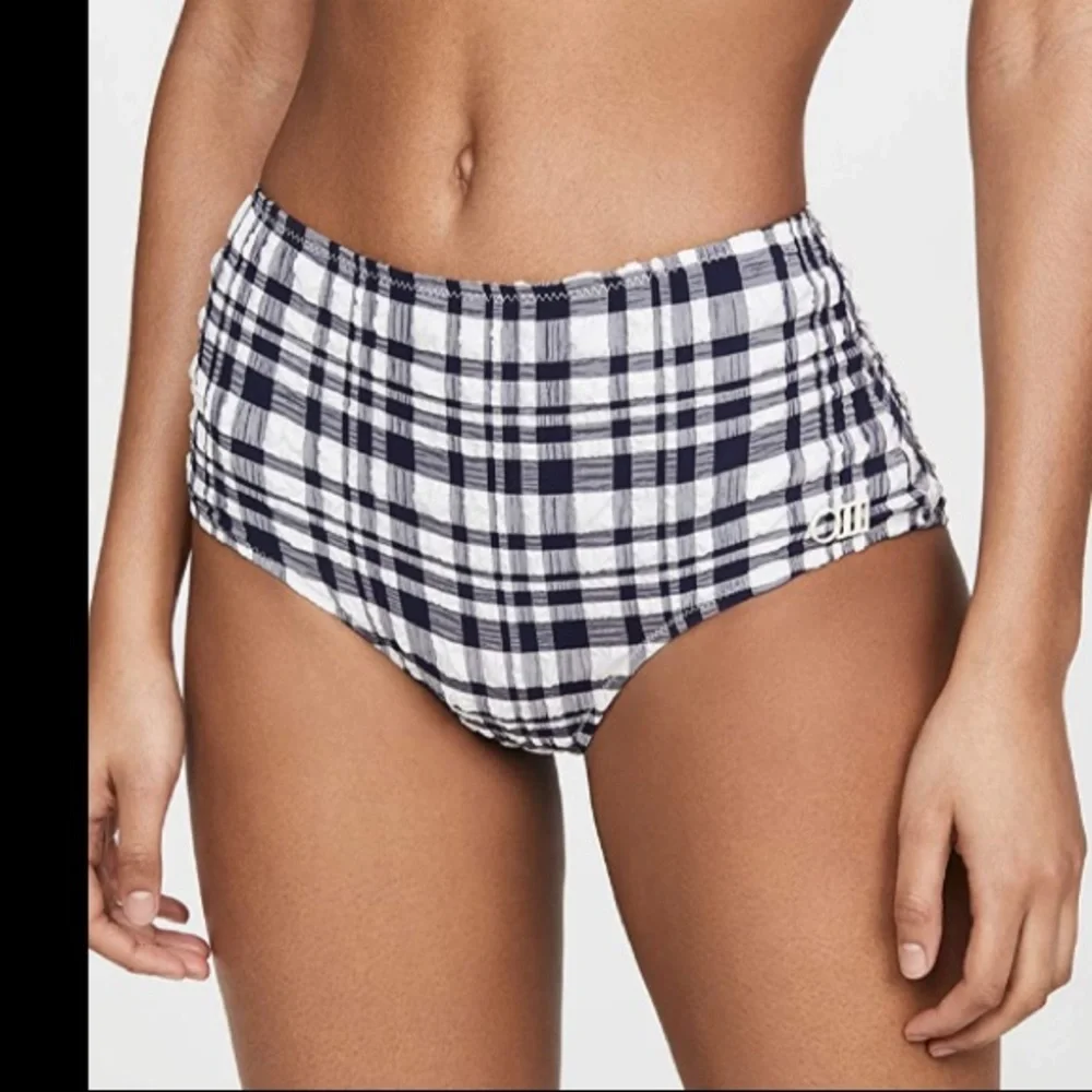 SOLID & STRIPES The Ginger Puckered Madras Bottom